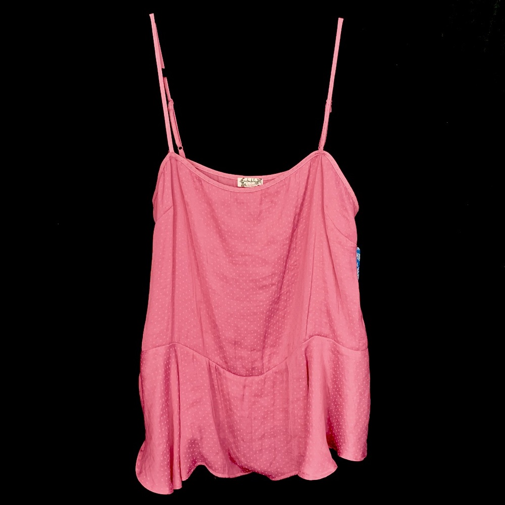 Intimately Free People Pink Polka Dot Camisole